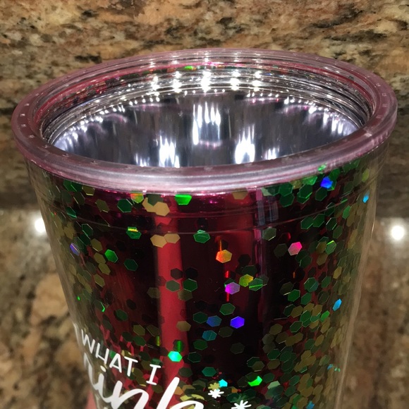 HALLMARK🎄Holiday, 24 fl oz Tumbler w/Straw, NWT - Picture 5 of 9